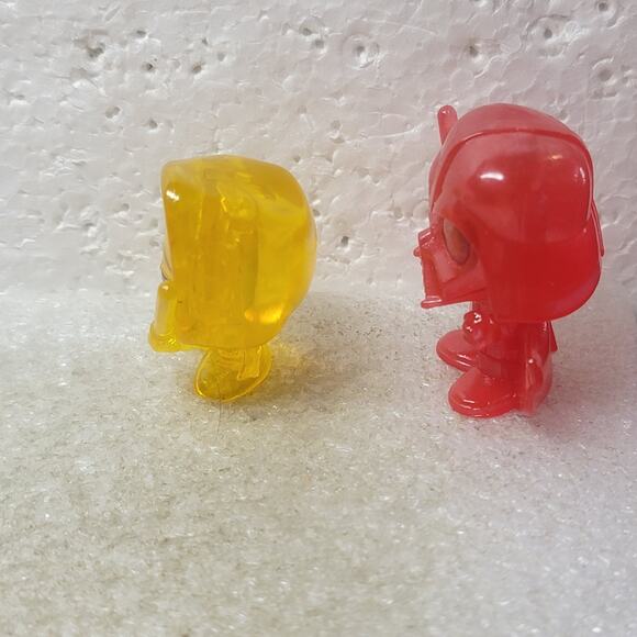 Star Wars Mini Figures Series 3 Exclusive Lightsaber Translucent Color Set Rare - Picture 3 of 13